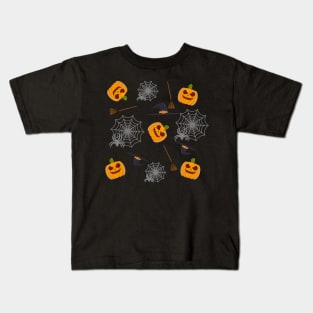 Halloween Patterns Kids T-Shirt